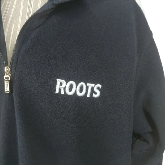 Roots Athletics  Fleece Sweater, Half Zip, L/44 - Picture 4 of 7